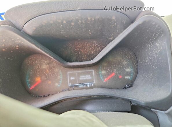 1GCGSBEAXN1134523 2022 CHEVROLET COLORADO Белый Вид щитка приборов