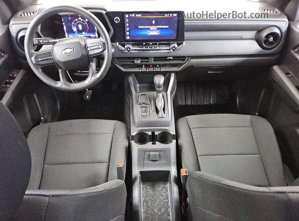 1GCGSBEC2P1170856 2023 CHEVROLET COLORADO Black Vista del salpicadero