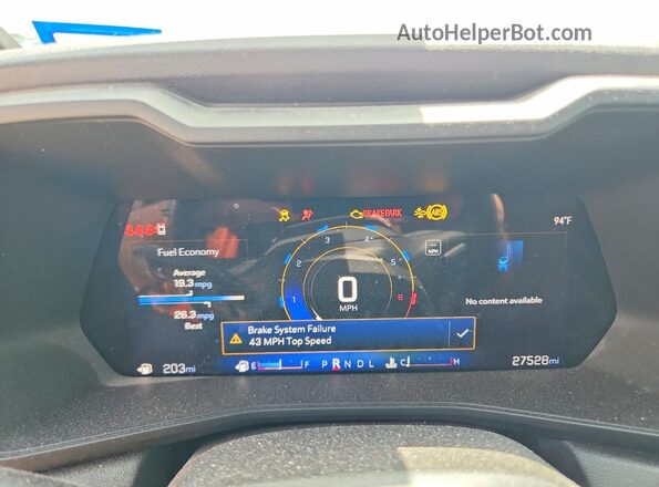 1GCGSBEC2R1241055 2024 CHEVROLET COLORADO Gray Instrument cluster view