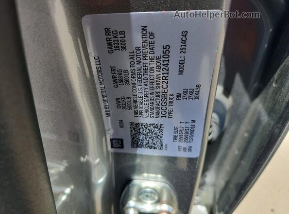 1GCGSBEC2R1241055 2024 CHEVROLET COLORADO Gray Engine compartment view