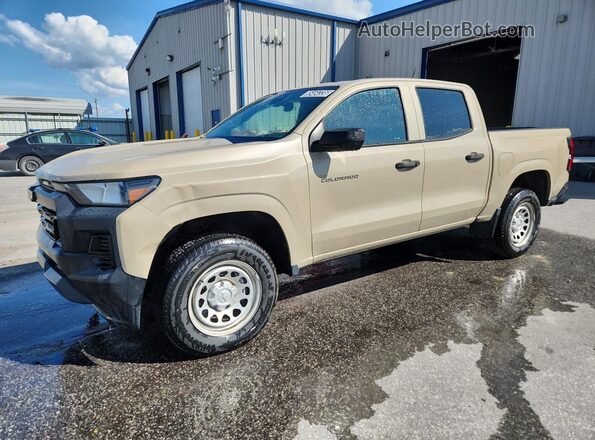 1GCGSBEC7P1165989 2023 CHEVROLET COLORADO Brown Widok naklejki z numerem VIN