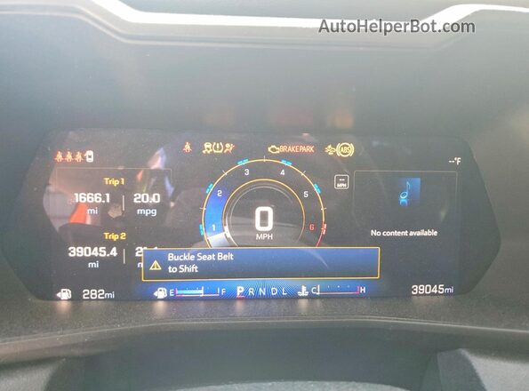 1GCGSBECXR1133508 2024 CHEVROLET COLORADO Tan ხელსაწყოთა პანელის ხედი