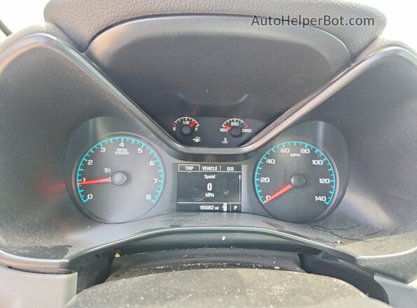 1GCGSBEN3K1231593 2019 CHEVROLET COLORADO Gray Vista del cuadro de instrumentos