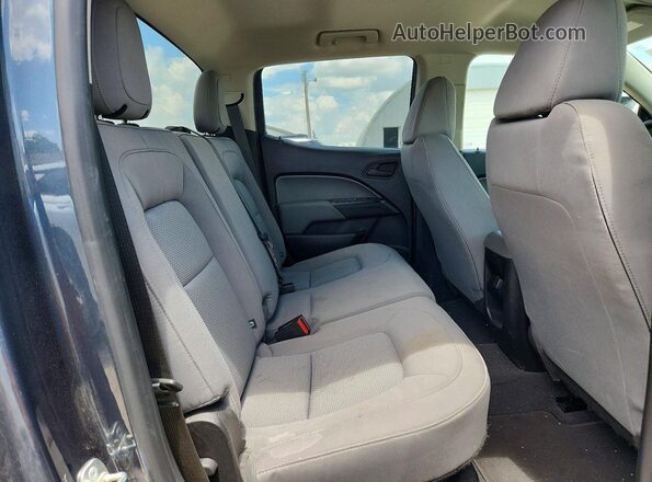 1GCGSBEN3K1231593 2019 CHEVROLET COLORADO Gray Vista de los asientos traseros