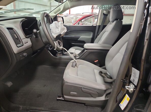 1GCGSBEN3M1187422 2021 CHEVROLET COLORADO Black Вид салону спереду