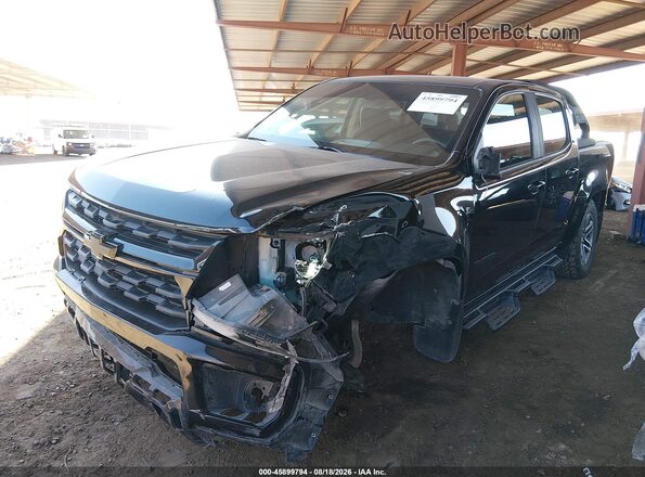 1GCGSBEN4M1171536 2021 CHEVROLET COLORADO Black წინა ხედი