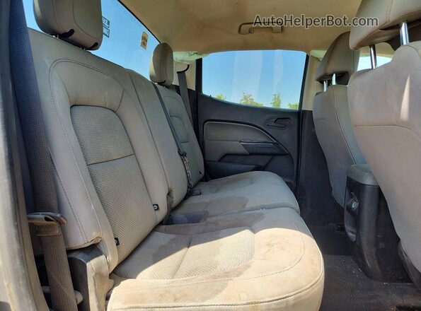1GCGSBEN5L1195973 2020 CHEVROLET COLORADO Gray Vista de los asientos traseros