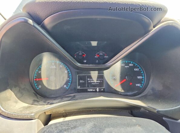 1GCGSBEN5L1195973 2020 CHEVROLET COLORADO Gray Vista del cuadro de instrumentos