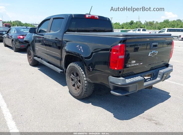 1GCGSBEN6H1240135 2017 CHEVROLET COLORADO Черный Задняя левая четверть