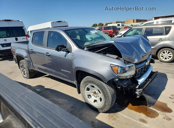 1GCGSBEN6M1225550 2021 CHEVROLET COLORADO Серый Передняя правая четверть