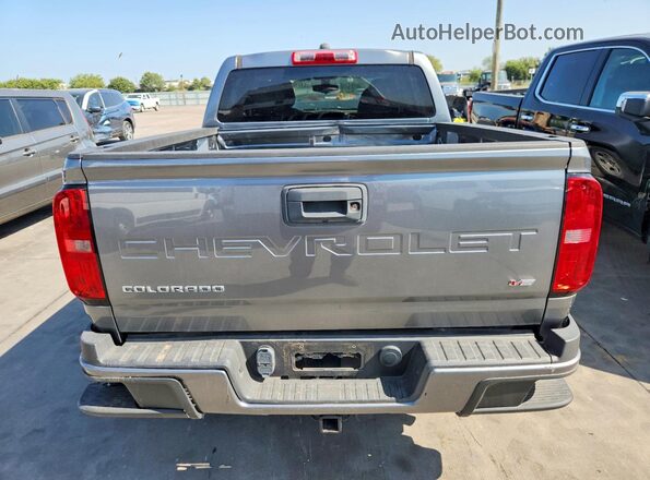1GCGSBEN6M1225550 2021 CHEVROLET COLORADO Серый Вид сзади