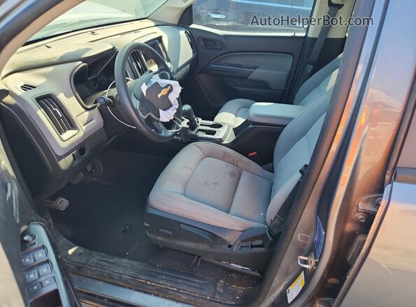 1GCGSBEN6M1225550 2021 CHEVROLET COLORADO Серый Вид салона спереди