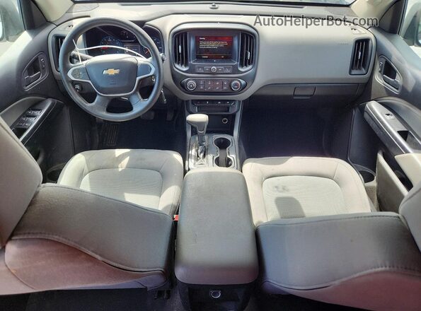 1GCGSBEN8K1160634 2019 CHEVROLET COLORADO Белый Вид панели приборов
