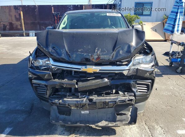 1GCGSBEN8M1201525 2021 CHEVROLET COLORADO Black Front view