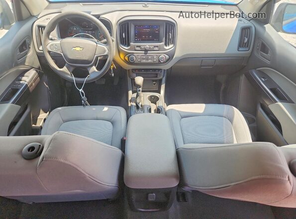 1GCGSBEN9N1303613 2022 CHEVROLET COLORADO Blue Dashboard view