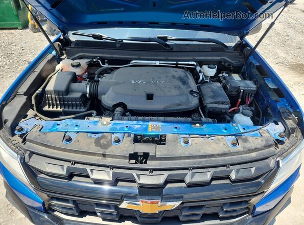 1GCGSBEN9N1303613 2022 CHEVROLET COLORADO Blue Rear interior view