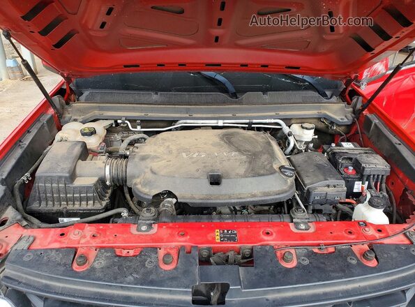 1GCGSBENXK1359281 2019 CHEVROLET COLORADO Red უკანა სალონის ხედი