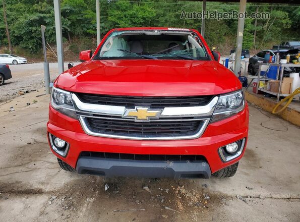 1GCGSBENXK1359281 2019 CHEVROLET COLORADO Red წინა ხედი