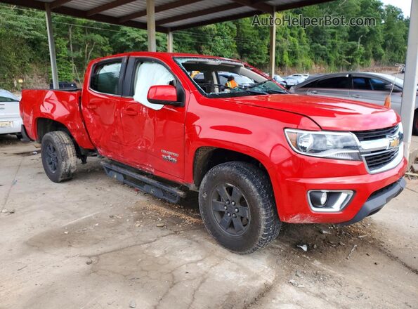 1GCGSBENXK1359281 2019 CHEVROLET COLORADO Red წინა მარჯვენა