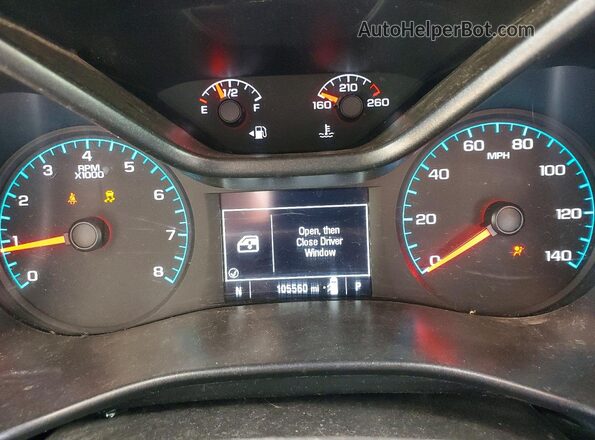 1GCGSBENXK1359281 2019 CHEVROLET COLORADO Red ხელსაწყოთა პანელის ხედი
