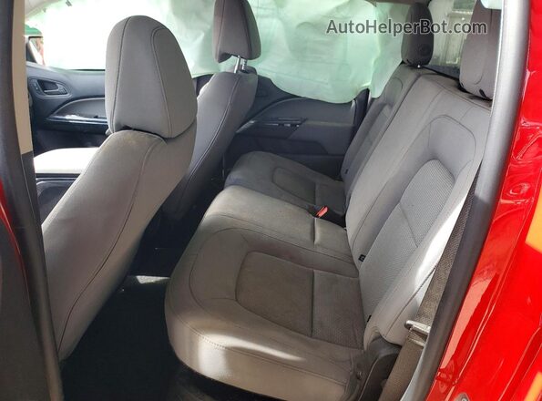 1GCGSBENXK1359281 2019 CHEVROLET COLORADO Red უკანა სავარძლების ხედი