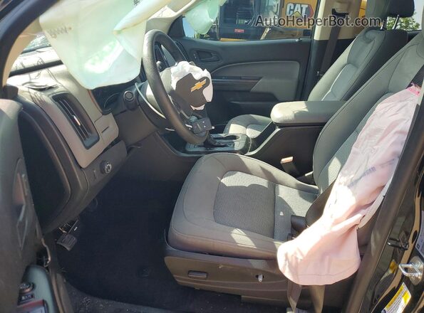 1GCGSBENXM1122826 2021 CHEVROLET COLORADO Black წინა სალონის ხედი