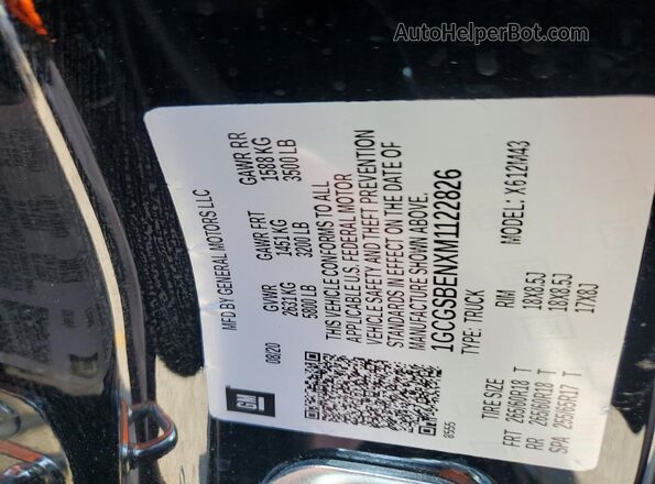 1GCGSBENXM1122826 2021 CHEVROLET COLORADO Black ძრავის განყოფილების ხედი