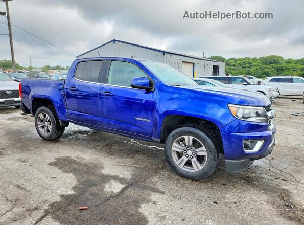 1GCGSCE32G1145431 2016 CHEVROLET COLORADO Blue Delantero derecho