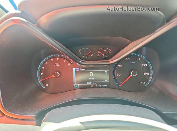 1GCGSCE34G1109224 2016 CHEVROLET COLORADO Черный Вид щитка приборов