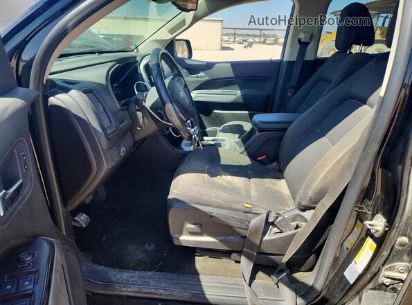 1GCGSCE34G1109224 2016 CHEVROLET COLORADO Черный Вид салона спереди