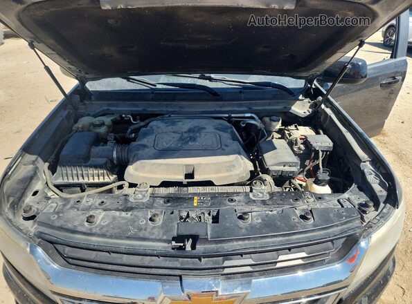 1GCGSCE34G1109224 2016 CHEVROLET COLORADO Черный Вид задней части салона