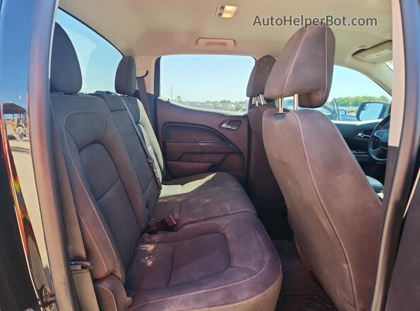 1GCGSCE34G1109224 2016 CHEVROLET COLORADO Черный Вид задних сидений