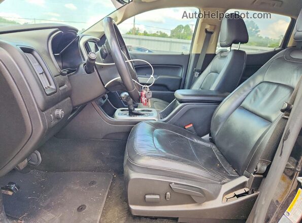 1GCGSCE34G1273296 2016 CHEVROLET COLORADO Черный Вид салона спереди
