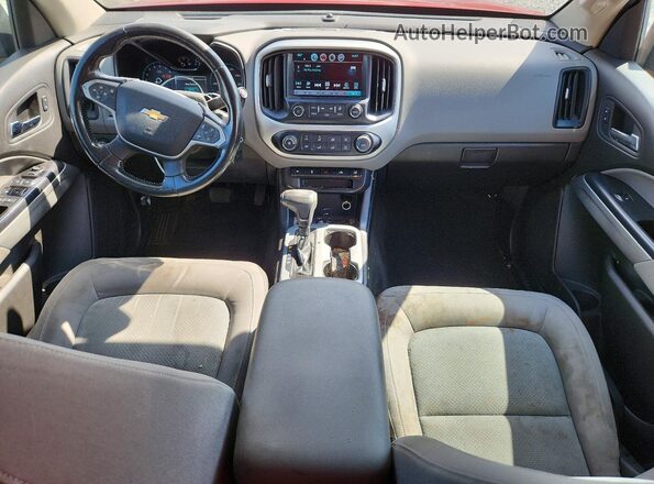 1GCGSCE36G1323924 2016 CHEVROLET COLORADO Red Vista del salpicadero