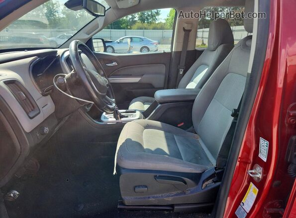 1GCGSCE36G1323924 2016 CHEVROLET COLORADO Red Vista interior delantera