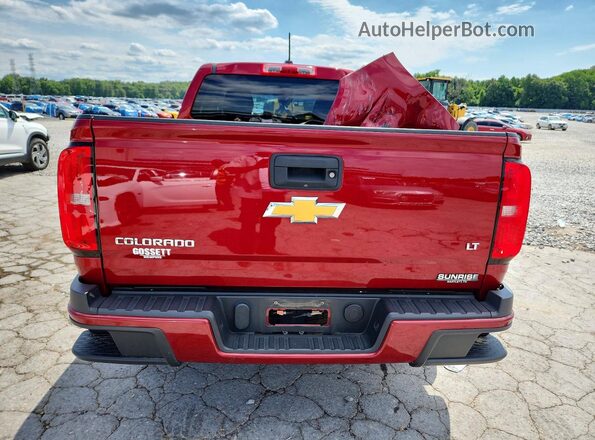 1GCGSCEA0L1168361 2020 CHEVROLET COLORADO Burgundy Вид ззаду