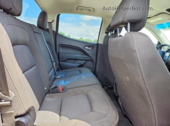 1GCGSCEA0L1168361 2020 CHEVROLET COLORADO Burgundy Вид задніх сидінь