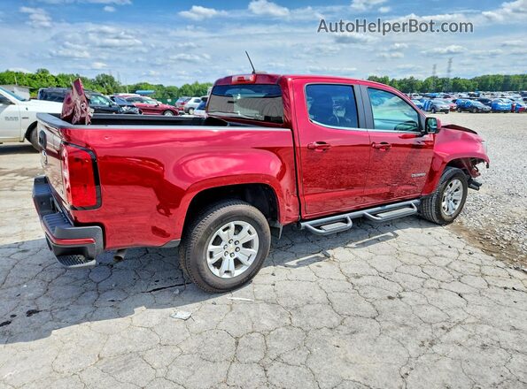 1GCGSCEA0L1168361 2020 CHEVROLET COLORADO Burgundy Задня права чверть