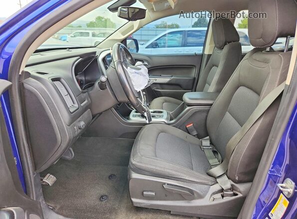 1GCGSCEA2G1379731 2016 CHEVROLET COLORADO Blue Widok wnętrza z przodu