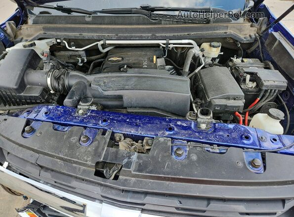 1GCGSCEA2G1379731 2016 CHEVROLET COLORADO Blue Widok komory silnika