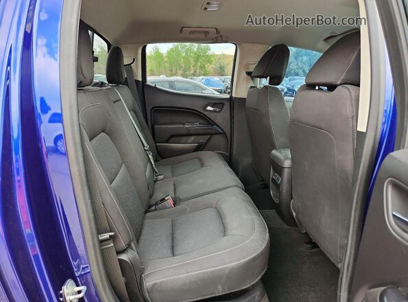 1GCGSCEA2G1379731 2016 CHEVROLET COLORADO Blue Widok wnętrza z tyłu