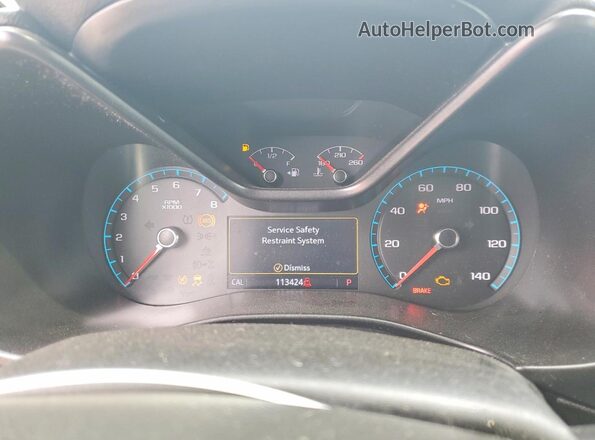 1GCGSCEA3K1245755 2019 CHEVROLET COLORADO Белый Вид щитка приборов