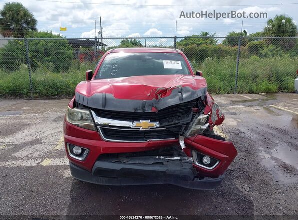 1GCGSCEA5G1390724 2016 CHEVROLET COLORADO Red წინა ხედი