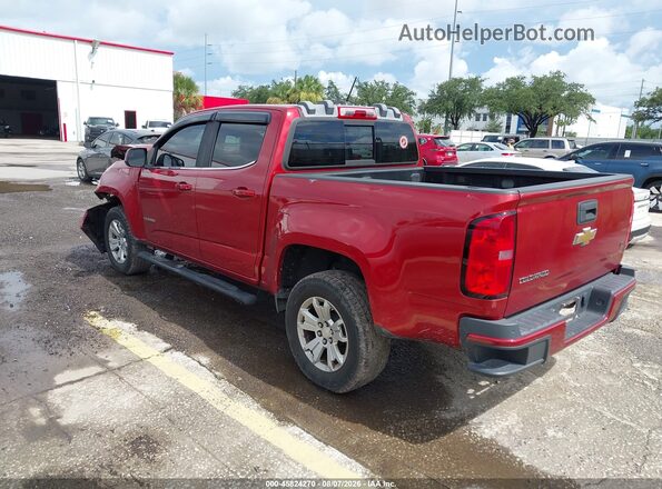 1GCGSCEA5G1390724 2016 CHEVROLET COLORADO Red უკანა მარცხენა