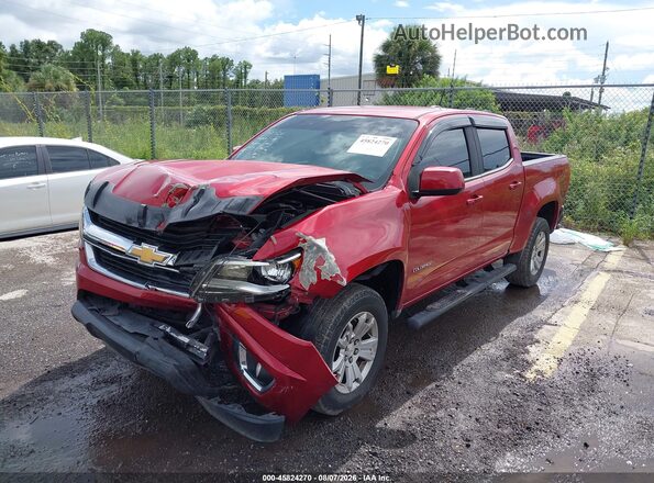 1GCGSCEA5G1390724 2016 CHEVROLET COLORADO Red წინა მარცხენა ხედი სამი მეოთხედიდან