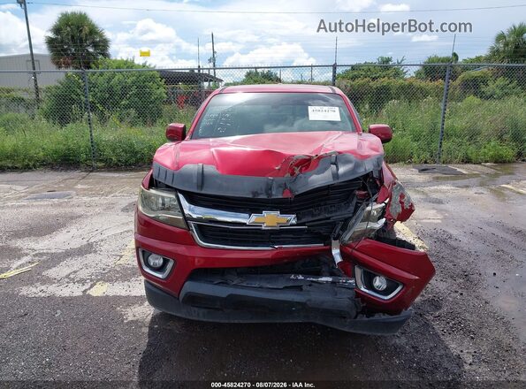 1GCGSCEA5G1390724 2016 CHEVROLET COLORADO Red ხელსაწყოთა პანელის ხედი