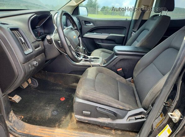 1GCGSCEA5J1117399 2018 CHEVROLET COLORADO Черный Вид салона спереди