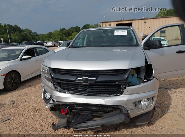1GCGSCEA6L1170907 2020 CHEVROLET COLORADO Silver Դիմացի տեսք