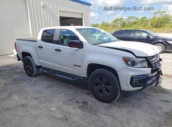 1GCGSCEA6M1290076 2021 CHEVROLET COLORADO White Delantero derecho