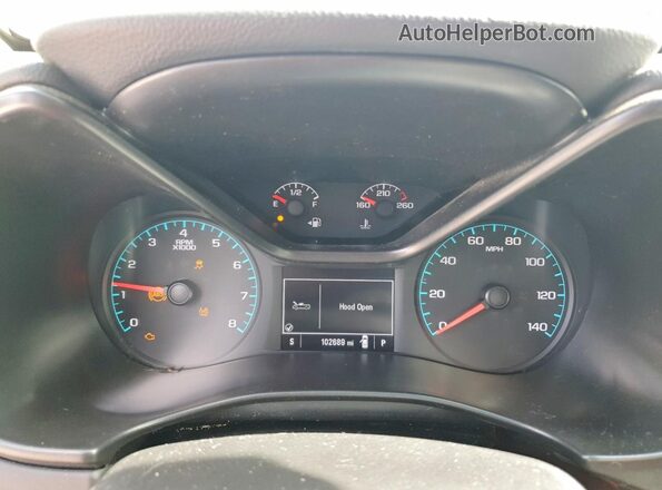 1GCGSCEA6M1290076 2021 CHEVROLET COLORADO White Vista del cuadro de instrumentos